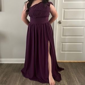 Bridesmaid/Prom Dress, long with slit size 12